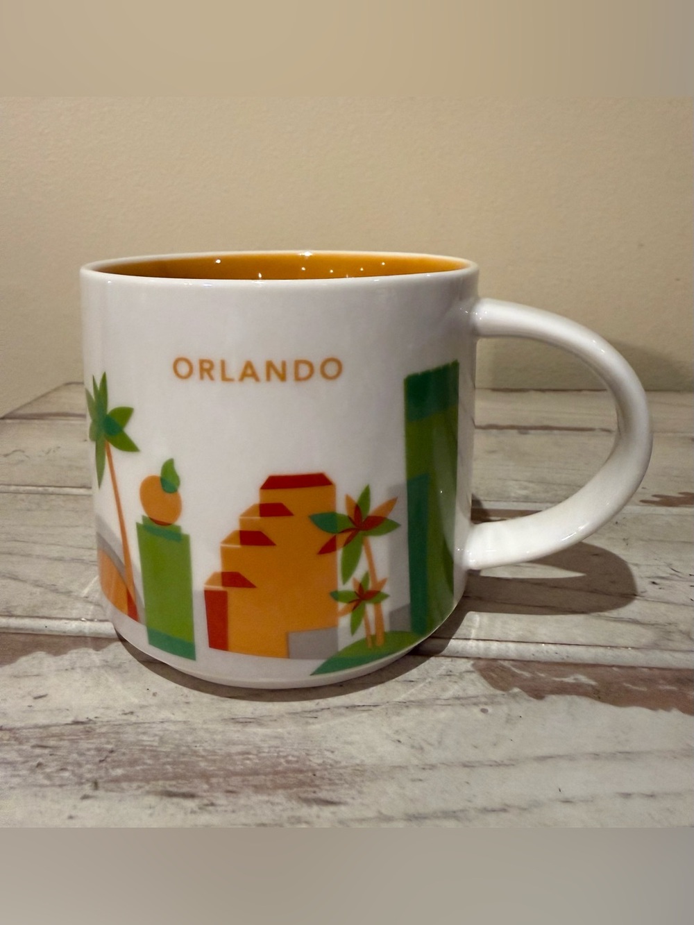 Starbucks You Are Here Collection Orlando Coffee Mug 14 oz City Series Ceramic